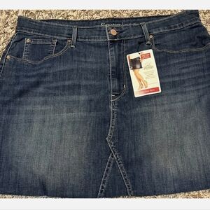 Signature by Levi Strauss Indigo High-Rise Skirt